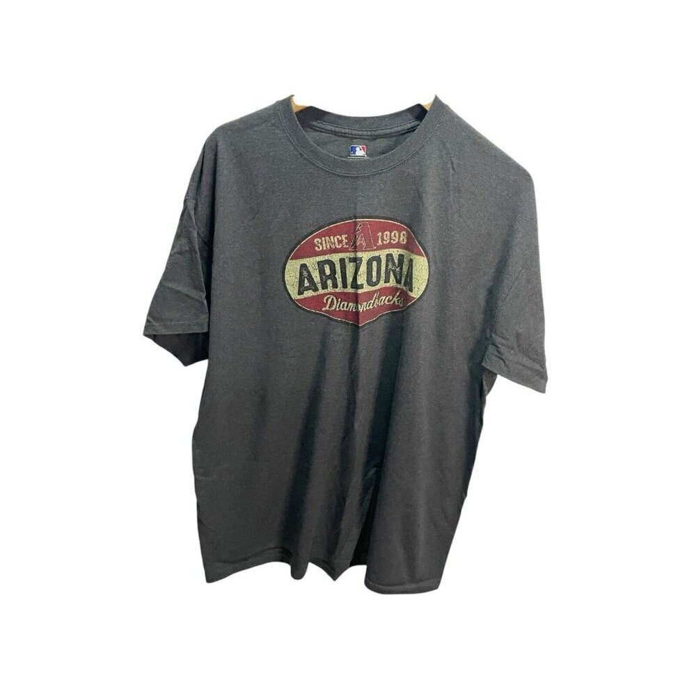 Arizona Diamondbacks Shirt Men's XL ML Baseball Gray Cotton Team Tee